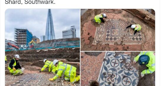 London shard mosaic on twitter