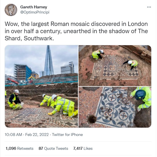 London shard mosaic on twitter