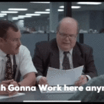the bobs from office space laying off workers